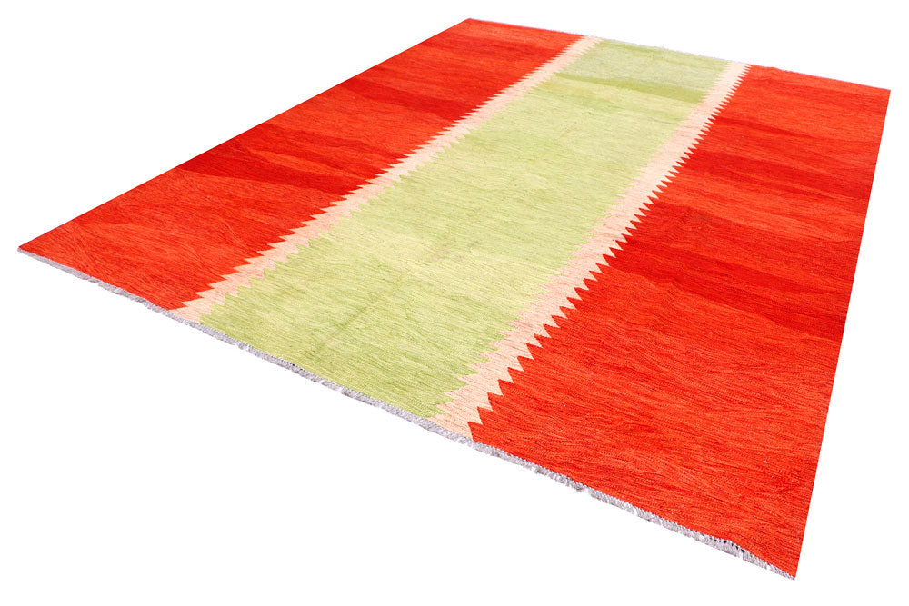 Multi Colored Kilim 9' 3 x 11' 10 - No. 57338 - ALRUG Rug Store