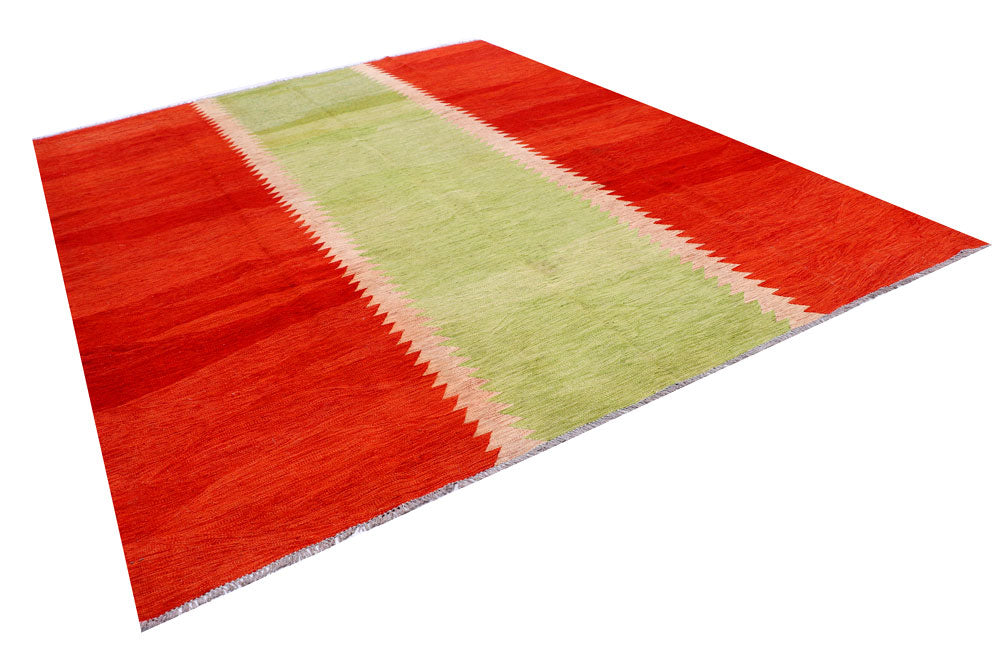 Multi Colored Kilim 9' 3 x 11' 10 - No. 57338 - ALRUG Rug Store