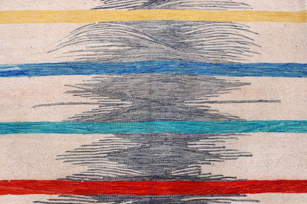 Multi Colored Kilim 8' 8 x 12' 3 - No. 57339 - ALRUG Rug Store