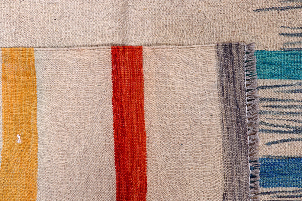 Multi Colored Kilim 8' 8 x 12' 3 - No. 57339 - ALRUG Rug Store