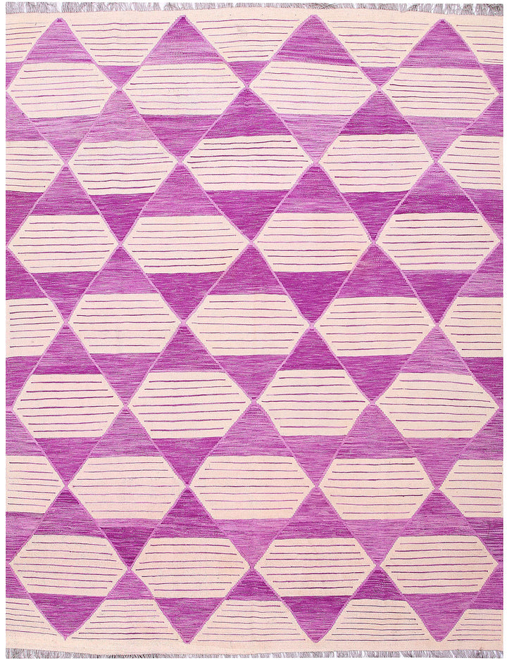 Medium Orchid Kilim 7' 10 x 10' 4 - No. 57340 - ALRUG Rug Store