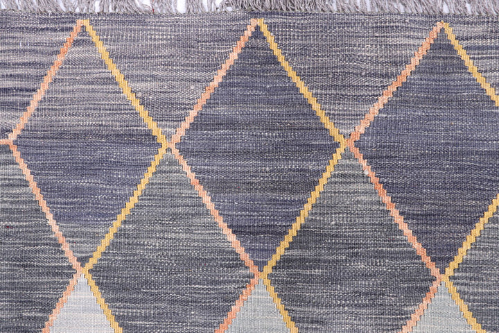 Multi Colored Kilim 8' 2 x 9' 11 - No. 57341 - ALRUG Rug Store