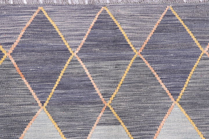 Multi Colored Kilim 8' 2 x 9' 11 - No. 57341 - ALRUG Rug Store