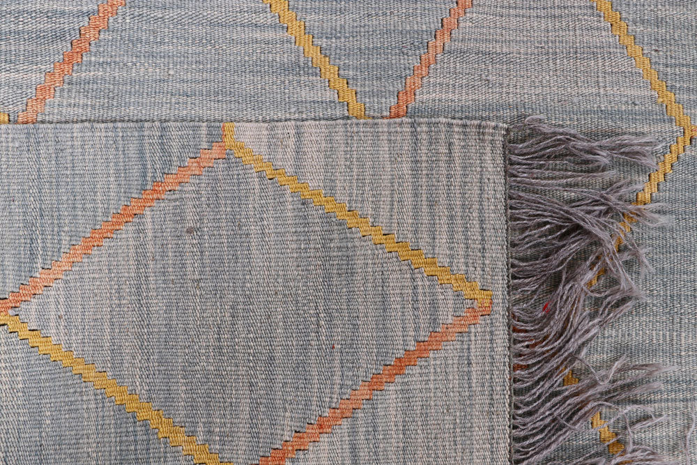 Multi Colored Kilim 8' 2 x 9' 11 - No. 57341 - ALRUG Rug Store