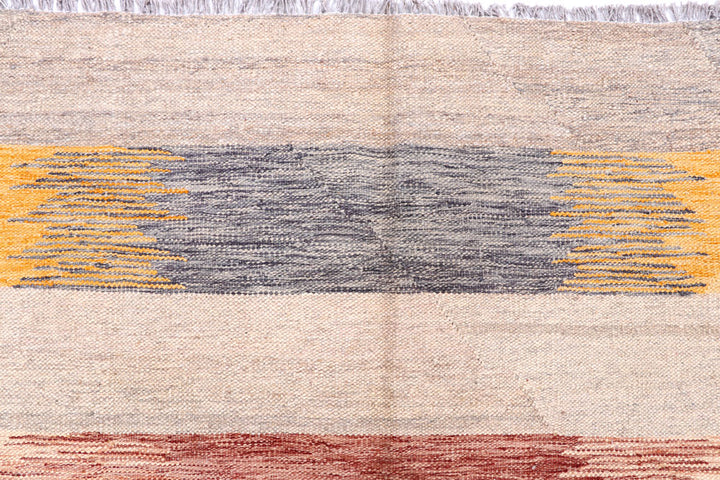 Multi Colored Kilim 9' x 12' 2 - No. 57346 - ALRUG Rug Store