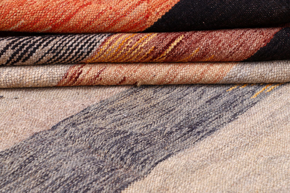 Multi Colored Kilim 9' x 12' 2 - No. 57346 - ALRUG Rug Store