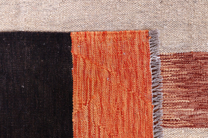 Multi Colored Kilim 9' x 12' 2 - No. 57346 - ALRUG Rug Store