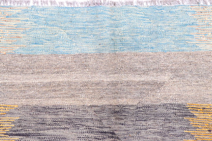 Multi Colored Kilim 9' x 12' 2 - No. 57347 - ALRUG Rug Store