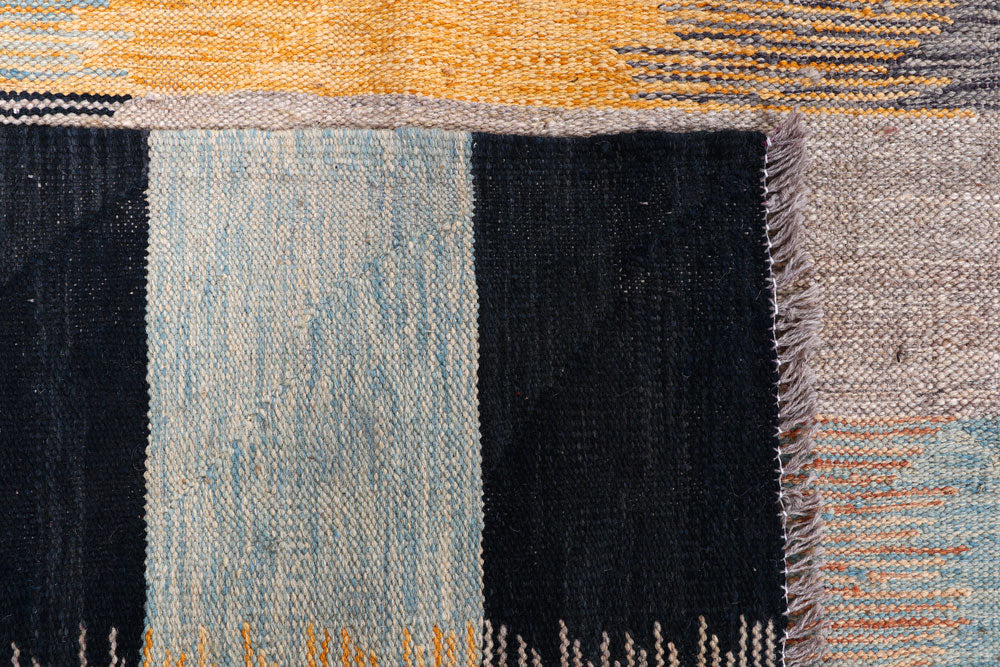 Multi Colored Kilim 9' x 12' 2 - No. 57347 - ALRUG Rug Store