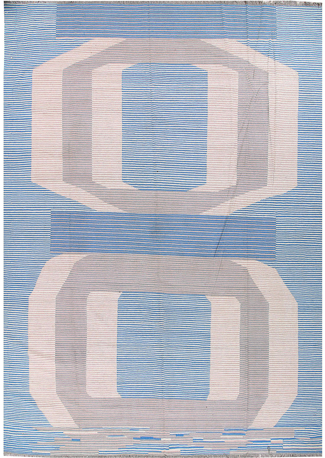 Multi Colored Kilim 10' x 13' 8 - No. 57348 - ALRUG Rug Store