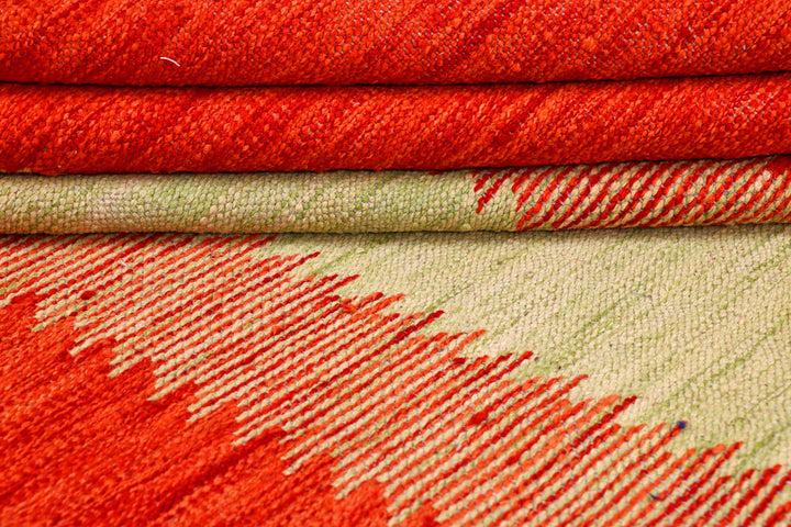 Multi Colored Kilim 5' 7 x 7' 10 - No. 57351 - ALRUG Rug Store