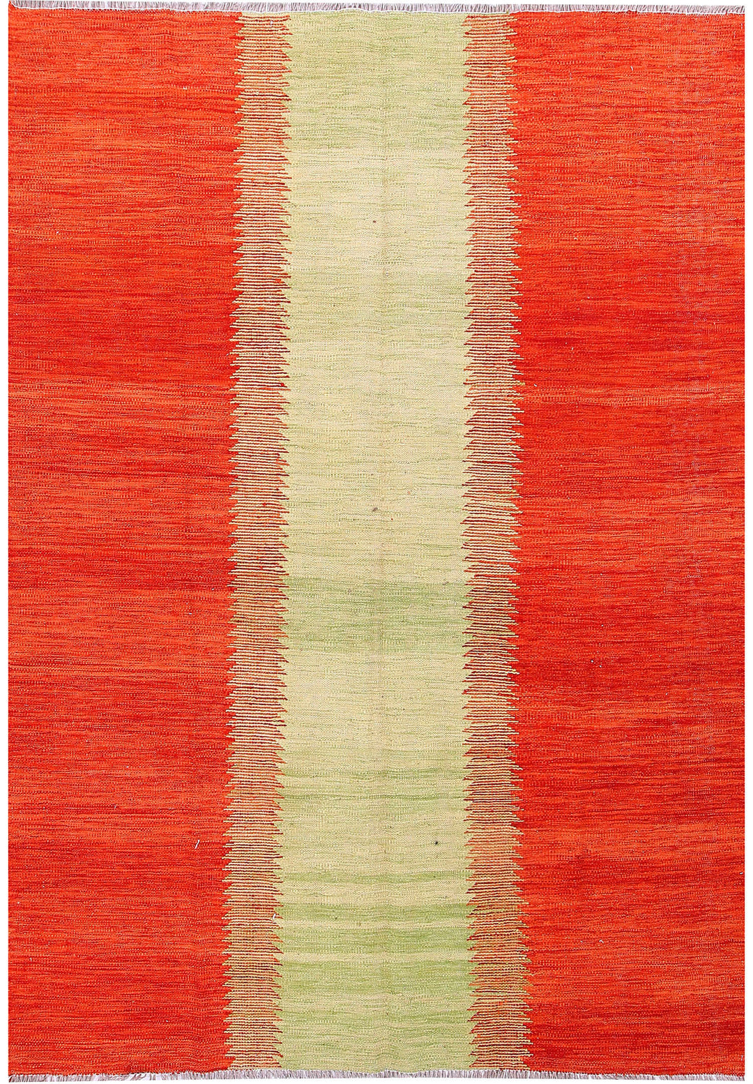 Multi Colored Kilim 5' 7 x 7' 10 - No. 57351 - ALRUG Rug Store