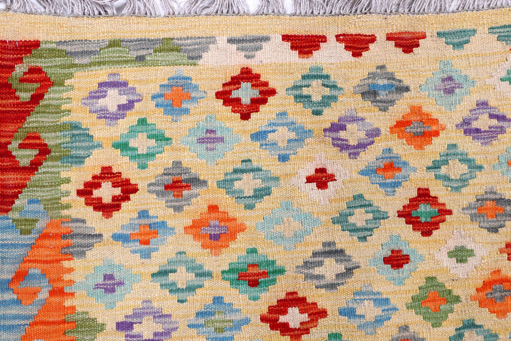 Multi Colored Kilim 8' 2 x 9' 10 - No. 57353 - ALRUG Rug Store