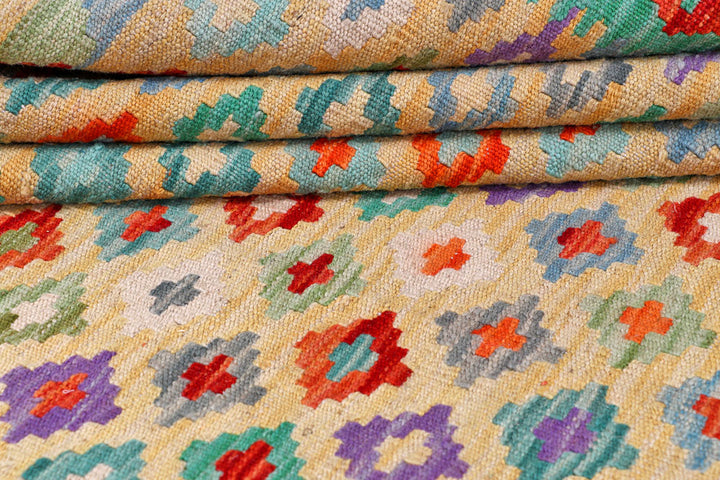 Multi Colored Kilim 8' 2 x 9' 10 - No. 57353 - ALRUG Rug Store