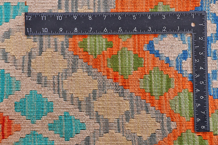 Multi Colored Kilim 8' 5 x 11' 7 - No. 57355 - ALRUG Rug Store