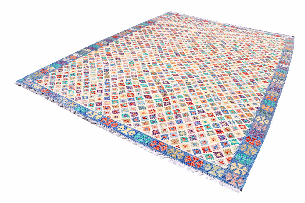 Multi Colored Kilim 8' 11 x 11' 5 - No. 57356 - ALRUG Rug Store