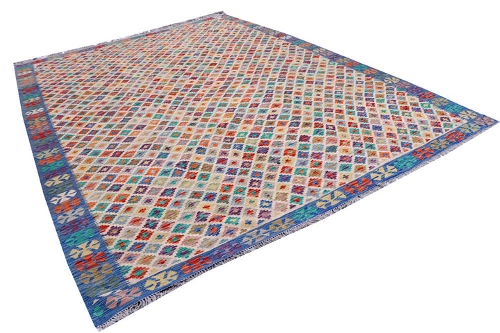 Multi Colored Kilim 8' 11 x 11' 5 - No. 57356 - ALRUG Rug Store