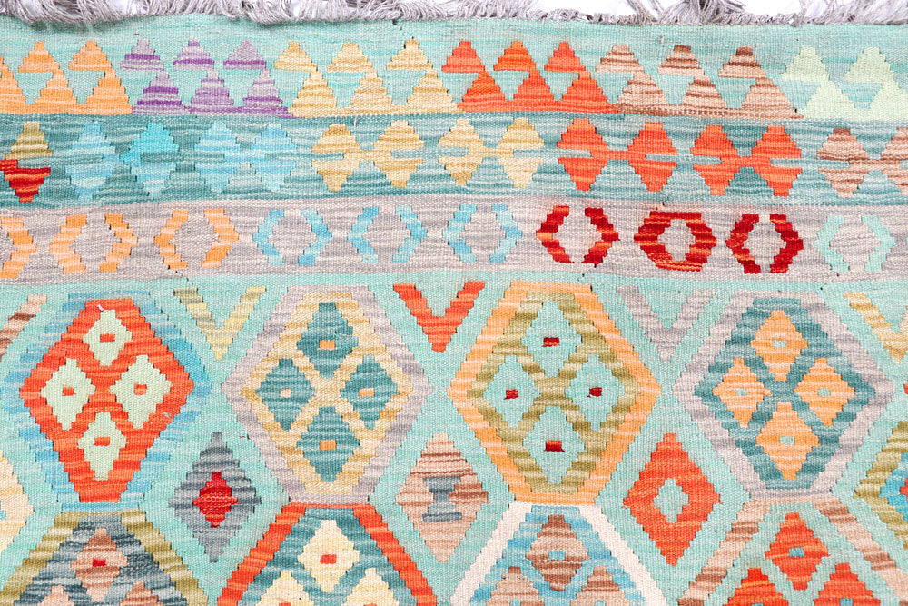 Multi Colored Kilim 8' 7 x 11' 4 - No. 57358 - ALRUG Rug Store
