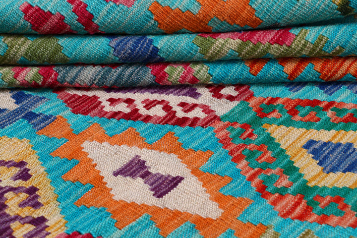 Multi Colored Kilim 8' 5 x 11' 5 - No. 57359 - ALRUG Rug Store