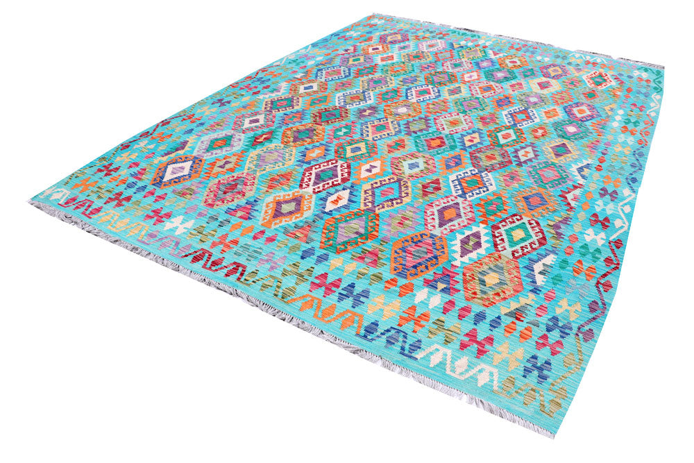 Multi Colored Kilim 8' 5 x 11' 5 - No. 57359 - ALRUG Rug Store