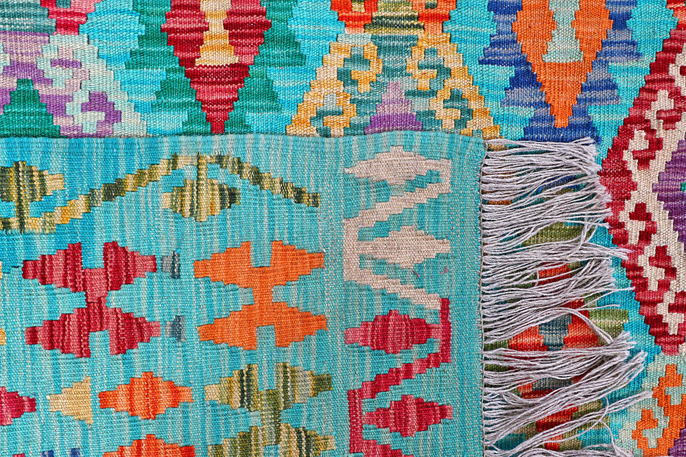 Multi Colored Kilim 8' 5 x 11' 5 - No. 57359 - ALRUG Rug Store