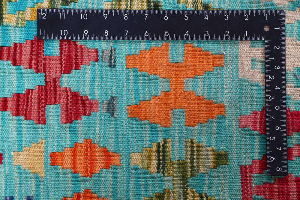 Multi Colored Kilim 8' 5 x 11' 5 - No. 57359 - ALRUG Rug Store