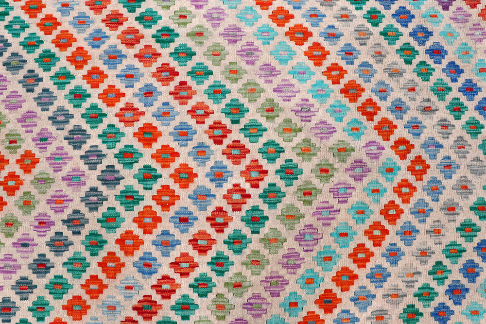 Multi Colored Kilim 8' 8 x 11' 10 - No. 57360 - ALRUG Rug Store