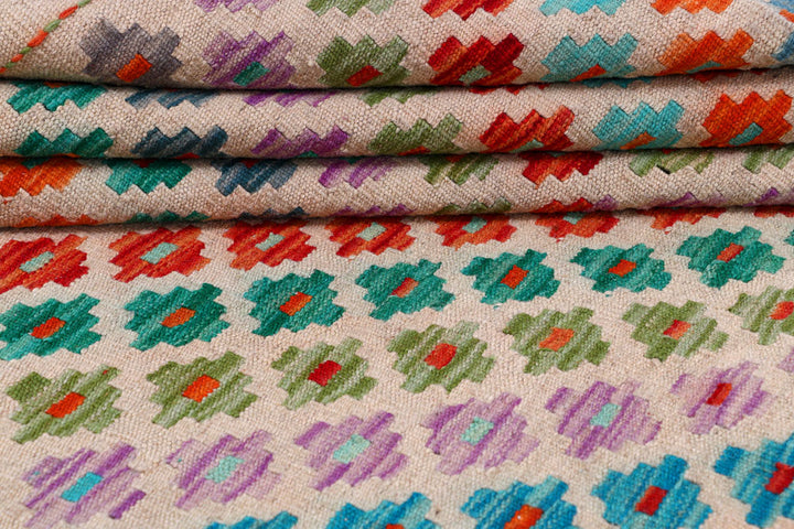 Multi Colored Kilim 8' 8 x 11' 10 - No. 57360 - ALRUG Rug Store