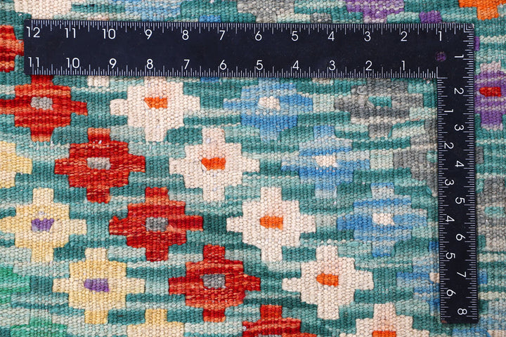 Multi Colored Kilim 9' x 11' 6 - No. 57364 - ALRUG Rug Store