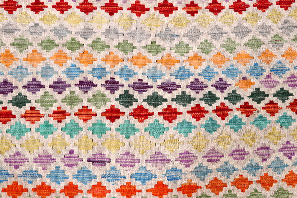 Multi Colored Kilim 7' 10 x 10' 1 - No. 57365 - ALRUG Rug Store