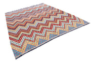 Multi Colored Kilim 8' 8 x 11' 2 - No. 57368 - ALRUG Rug Store