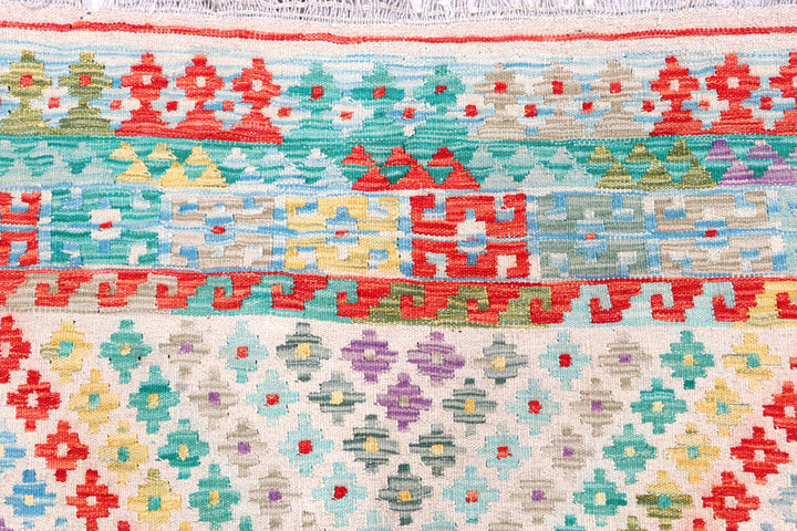 Multi Colored Kilim 8' 2 x 10' 2 - No. 57369 - ALRUG Rug Store