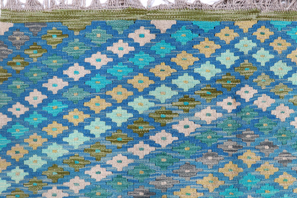 Multi Colored Kilim 8' 2 x 9' 9 - No. 57372 - ALRUG Rug Store