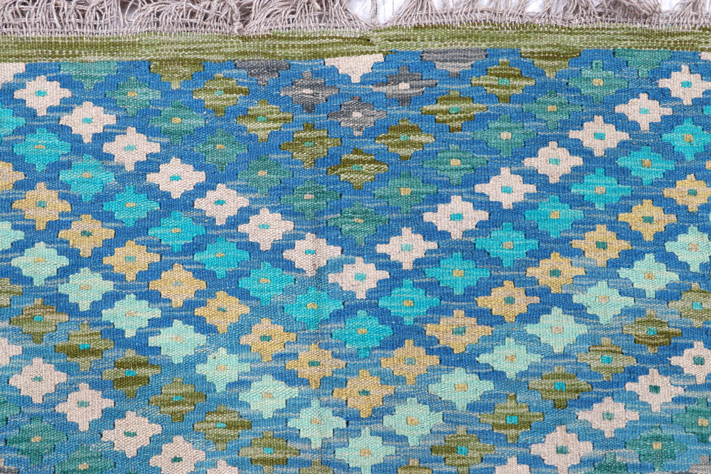 Multi Colored Kilim 8' 2 x 9' 9 - No. 57372 - ALRUG Rug Store