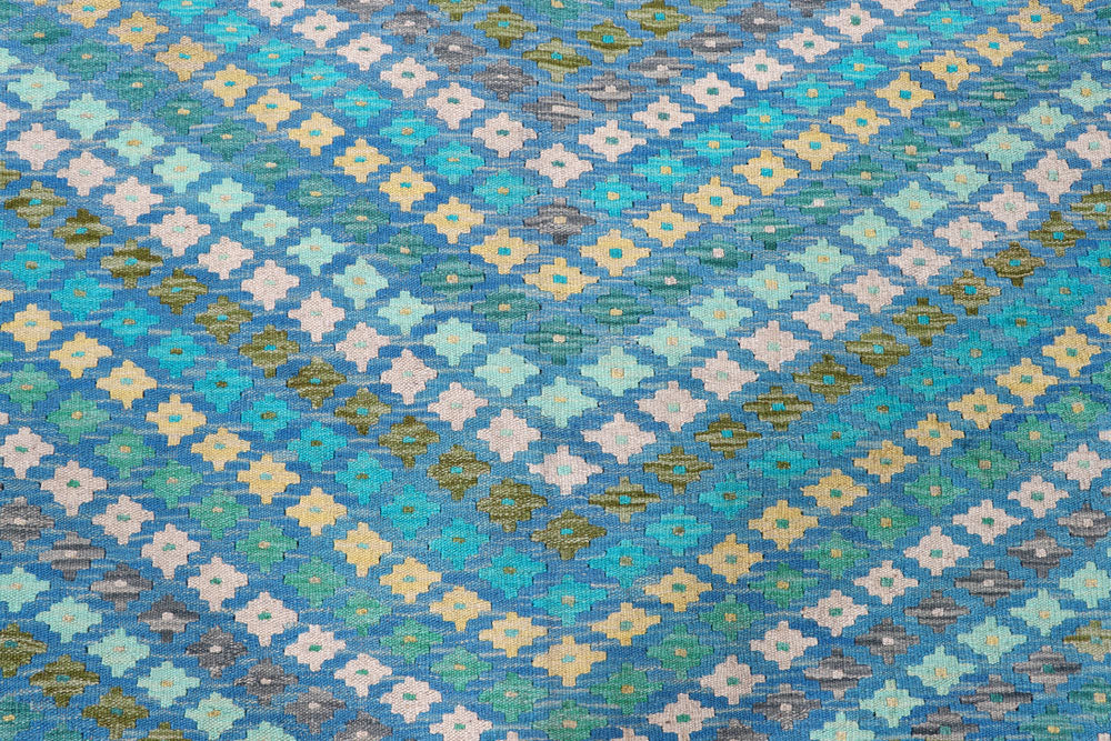 Multi Colored Kilim 8' 2 x 9' 9 - No. 57372 - ALRUG Rug Store