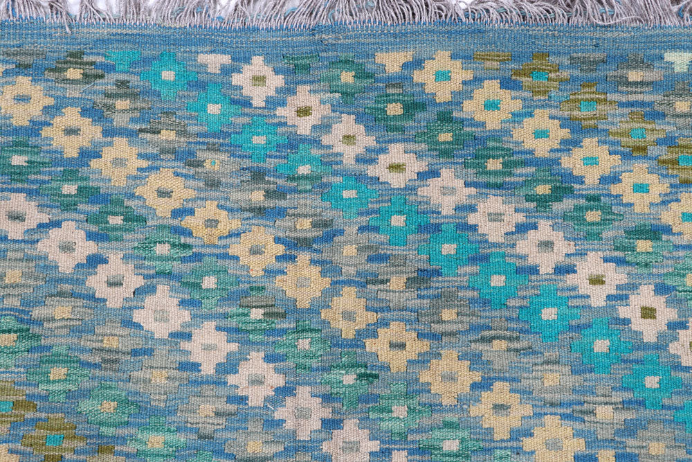 Multi Colored Kilim 8' 9 x 11' 11 - No. 57373 - ALRUG Rug Store