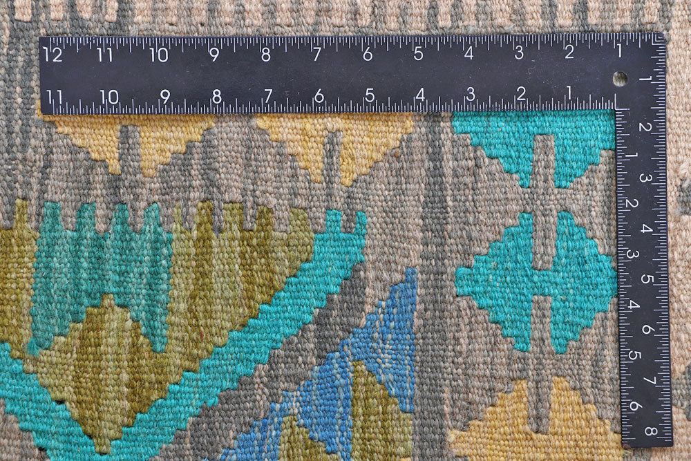 Multi Colored Kilim 8' x 9' 9 - No. 57374 - ALRUG Rug Store