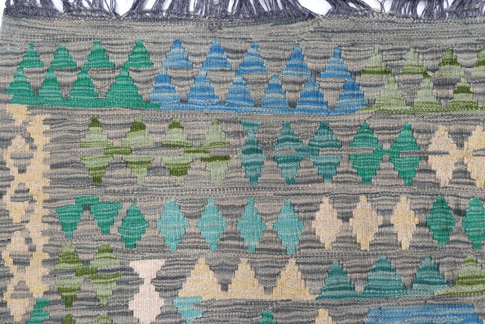 Multi Colored Kilim 8' 4 x 11' 4 - No. 57377 - ALRUG Rug Store