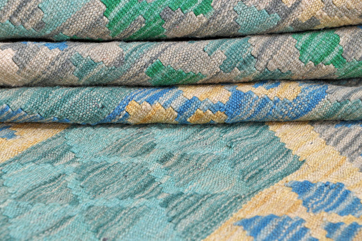 Multi Colored Kilim 8' 4 x 11' 4 - No. 57377 - ALRUG Rug Store