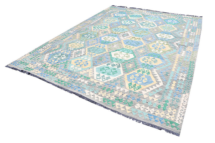 Multi Colored Kilim 8' 4 x 11' 4 - No. 57377 - ALRUG Rug Store