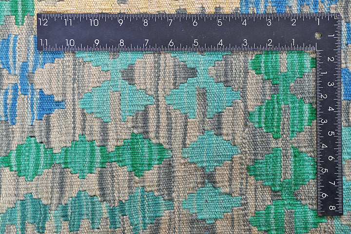 Multi Colored Kilim 8' 4 x 11' 4 - No. 57377 - ALRUG Rug Store