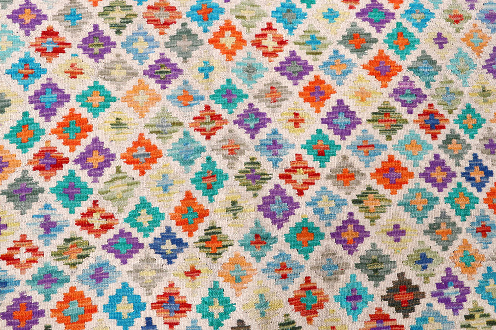 Multi Colored Kilim 8' 5 x 9' 5 - No. 57379 - ALRUG Rug Store
