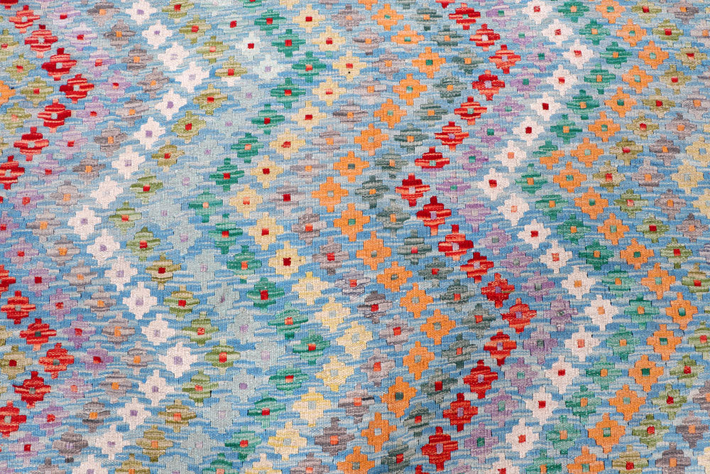 Multi Colored Kilim 9' 1 x 11' 10 - No. 57384 - ALRUG Rug Store