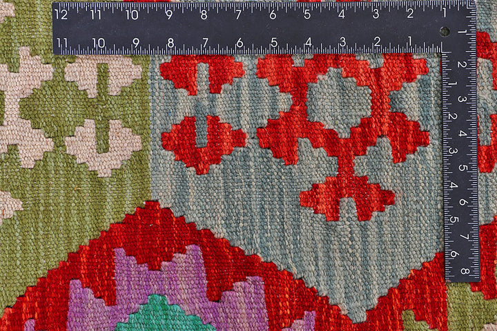 Multi Colored Kilim 8' 1 x 9' 10 - No. 57385 - ALRUG Rug Store