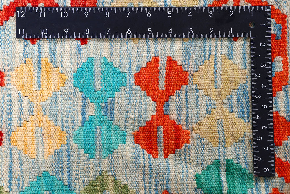 Multi Colored Kilim 8' 4 x 9' 8 - No. 57386 - ALRUG Rug Store