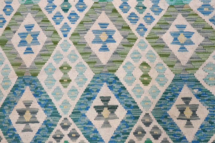 Multi Colored Kilim 8' 1 x 11' 9 - No. 57392 - ALRUG Rug Store