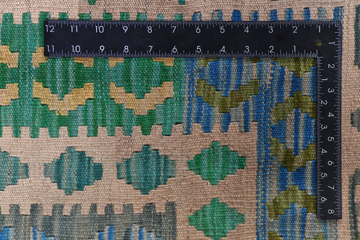 Multi Colored Kilim 8' 1 x 11' 9 - No. 57392 - ALRUG Rug Store