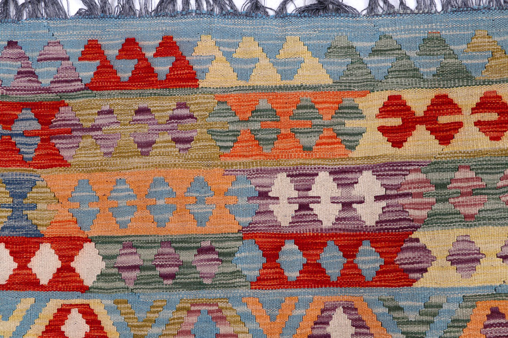 Multi Colored Kilim 8' 5 x 9' 10 - No. 57394 - ALRUG Rug Store