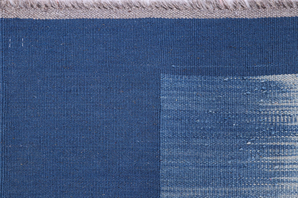 Cornflower Blue Kilim 3' 6 x 5' 1 - No. 57400 - ALRUG Rug Store