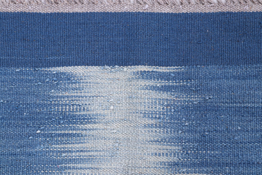 Cornflower Blue Kilim 3' 6 x 5' 1 - No. 57400 - ALRUG Rug Store